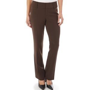 NWOT Apt 9 Brown Trouser Dress Pants